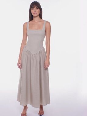 peixoto parker tie midi dress Peixoto | Dresses | Peixoto Parker Tie Midi Dress White Womens Size Medium